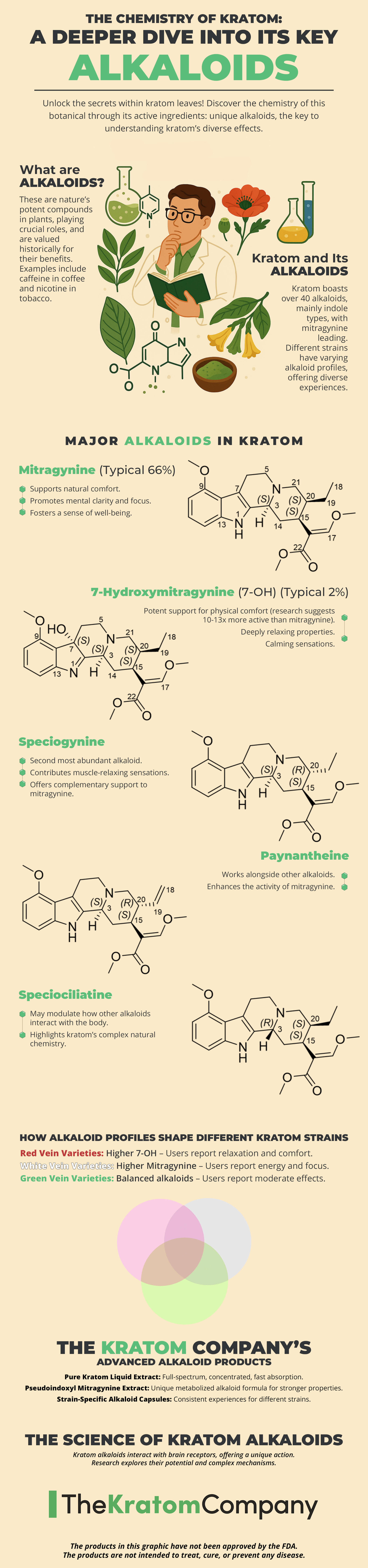 Alkaloid Ingredients Infographics
