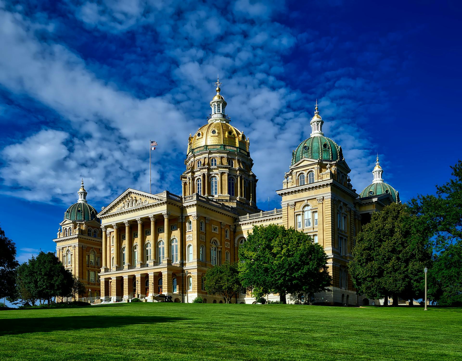 Iowa State Capitol in Des Moines, Iowa