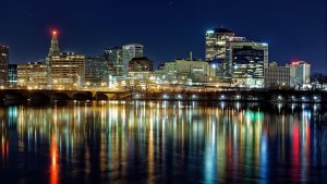 Night city Hartford Connecticut