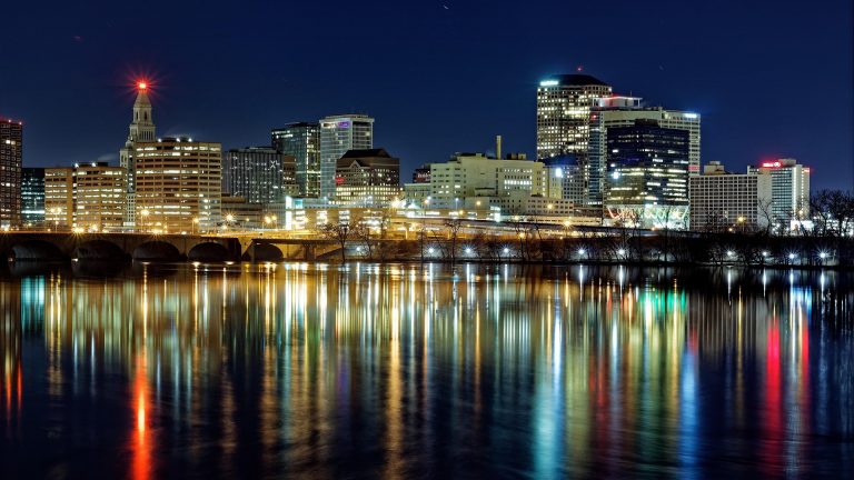 Night city Hartford Connecticut