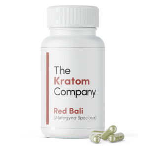 Red Vein Bali Kratom Capsules - 150 Capsules