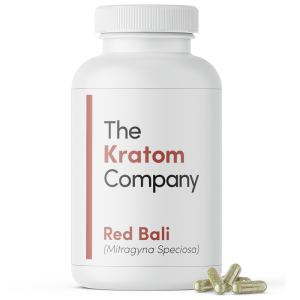 Red Vein Bali Kratom Capsules - 500 Capsules