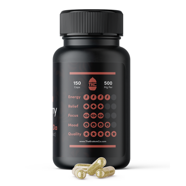 Red Vein Maeng Da Kratom Capsules - Image 2