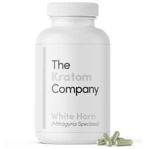White Horn Kratom Capsules - 500 Capsules