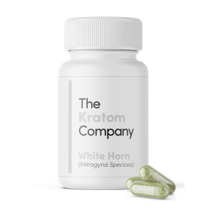 White Horn Kratom Capsules - 75 Capsules